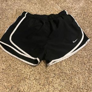 plain black nike shorts